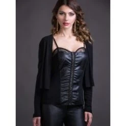 Merinowolle-Seide BOLERO Jäckchen Von Artimaglia