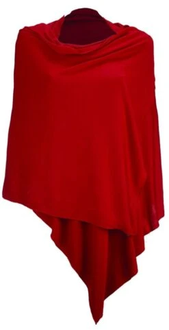 Merinowolle-Seide STOLA Schultertuch Von Artimaglia -Meer Bekleidung seide merino stola tuch 7030 28600 rot artimaglia 1