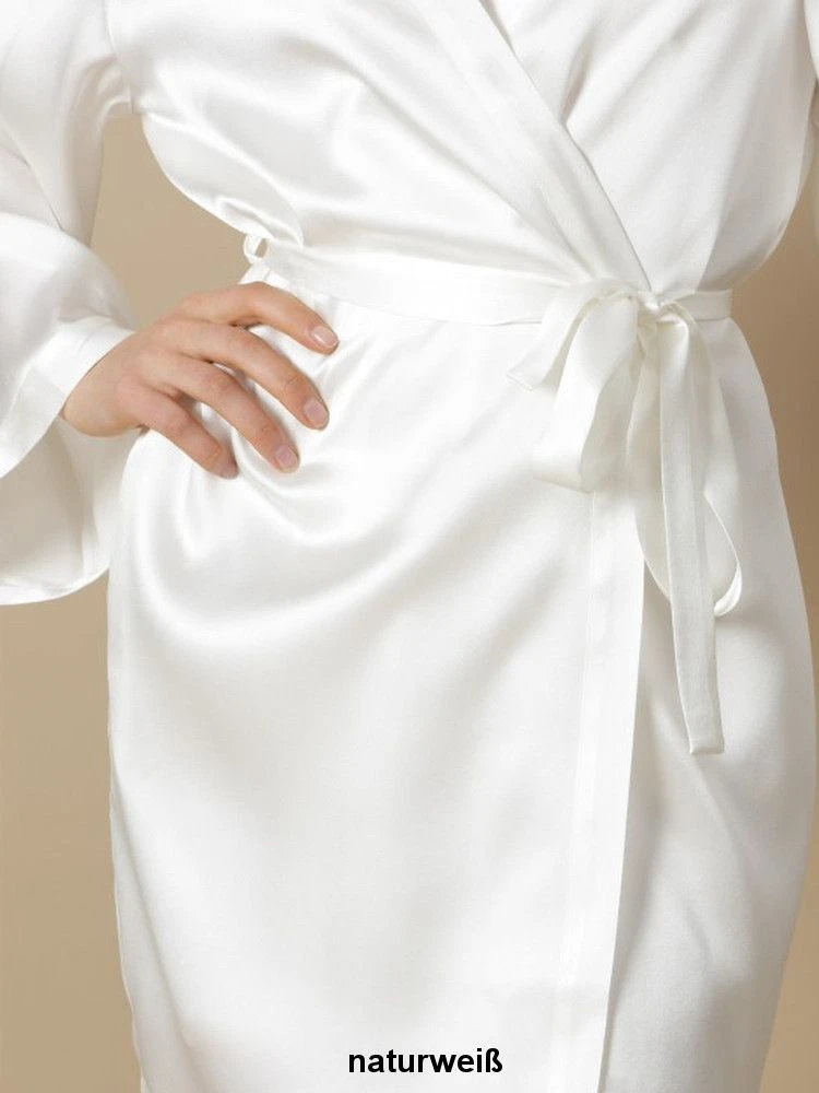 100% Seide Morgenmantel SOIE LASER Von Marjolaine 9 100% Seide Morgenmantel SOIE LASER Von Marjolaine – Bild 7