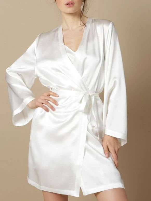 100% Seide Morgenmantel SOIE LASER Von Marjolaine 7 100% Seide Morgenmantel SOIE LASER Von Marjolaine – Bild 5