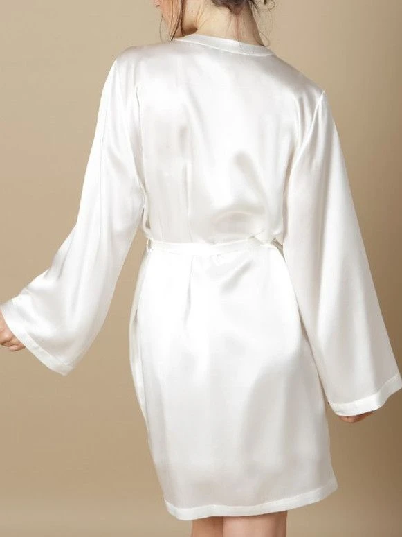 100% Seide Morgenmantel SOIE LASER Von Marjolaine 8 100% Seide Morgenmantel SOIE LASER Von Marjolaine – Bild 6