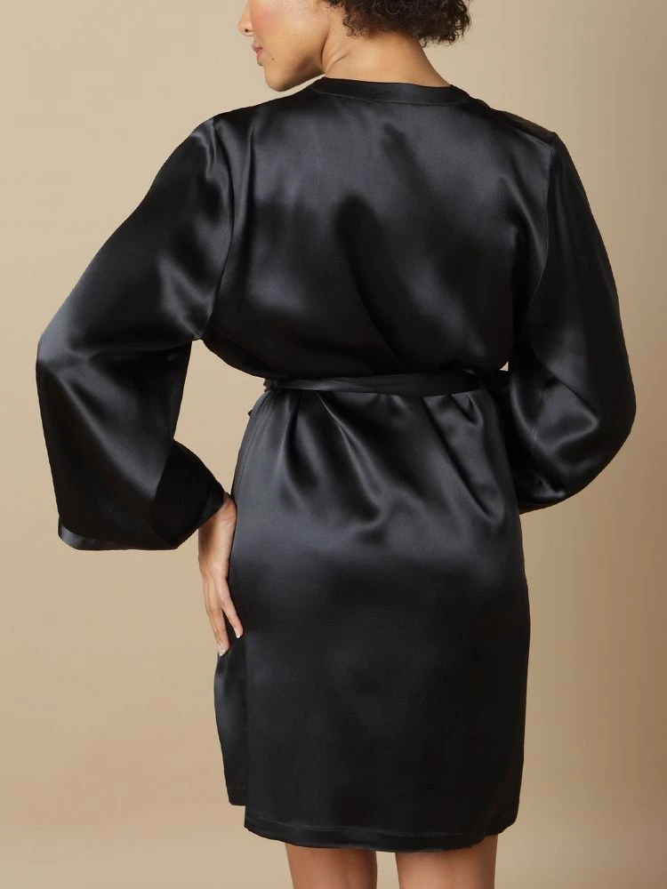 100% Seide Morgenmantel SOIE LASER Von Marjolaine 13 100% Seide Morgenmantel SOIE LASER Von Marjolaine – Bild 11