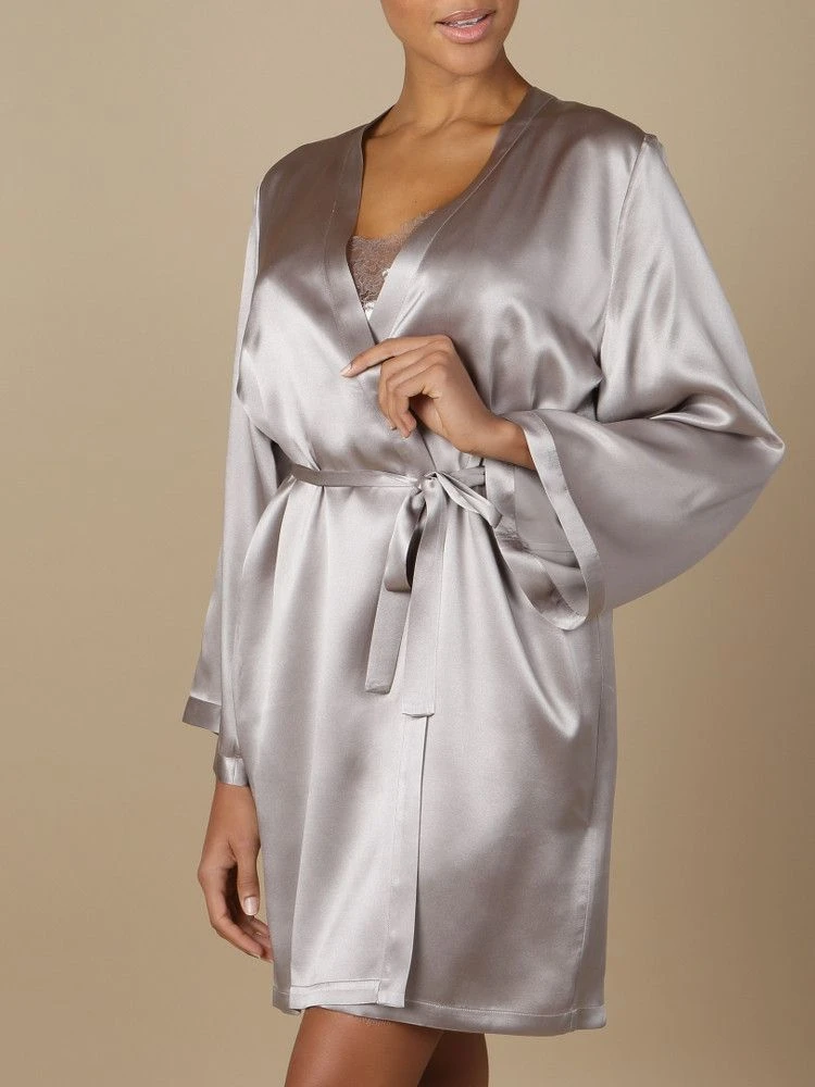 100% Seide Morgenmantel SOIE LASER Von Marjolaine 11 100% Seide Morgenmantel SOIE LASER Von Marjolaine – Bild 9