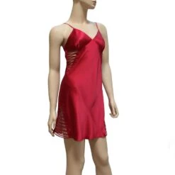 100% Seide Nachthemd EDEN PIPING Von Luna Di Seta 7 100% Seide Nachthemd EDEN PIPING Von Luna Di Seta -Meer Bekleidung seide nachthemd l6b6005 rot9501 luna di seta