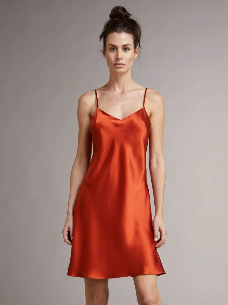 100% Seide Nachthemd CAROLINE Uni Von Vivis 11 100% Seide Nachthemd CAROLINE Uni Von Vivis – Bild 9