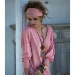 Seide / Baumwolle Strick-Pullover ACQUISE Fein Marjolaine