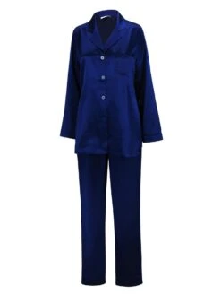 100% Seide Pyjama KLASSIK SATIN Von Eva B. Bitzer 19 100% Seide Pyjama KLASSIK SATIN Von Eva B. Bitzer -Meer Bekleidung seide pyjama 27319871 blau bitzer 1 1 1