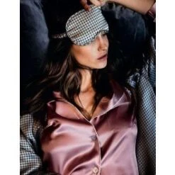 100% Seide Schlafanzug SILK SOUL Altrosé Von Luna Di Seta