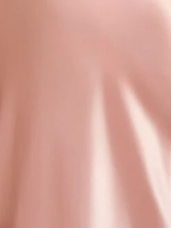 100% Seidennachthemd Satin GLYCINE Von Marjolaine -Meer Bekleidung seide rosa lilas0075 marjolaine 1