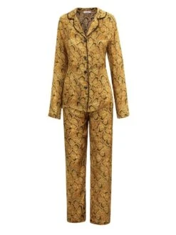 100% Seide Pyjama SERPENTE Cognac Von Eva B. Bitzer 6 100% Seide Pyjama SERPENTE Cognac Von Eva B. Bitzer -Meer Bekleidung seide schlafanzug serpente 29312971 eva b bitzer 2 1