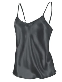 Seidentop SETA No. 6 Von Chiara Fiorini -Meer Bekleidung seide spaghetti top gc184 anthrazit chiara fiorini