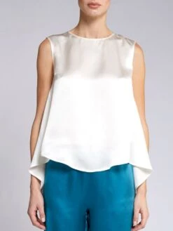 Seidentop BIANCA Von Vivis -Meer Bekleidung seide top bianca weiss vivis 1 1 1