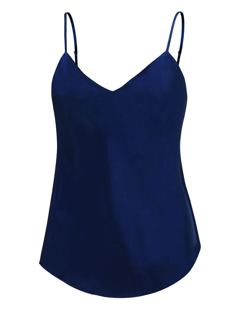 100% Seide Trägertop KLASSIK SATIN Mit Druck Oder Uni Von Eva B. Bitzer 15 100% Seide Trägertop KLASSIK SATIN Mit Druck Oder Uni Von Eva B. Bitzer – Bild 13