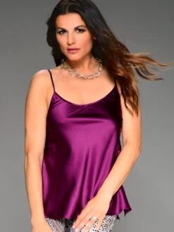 Seidentop SEDUZIONE DI SETA Von Gattina Bunt 28 Seidentop SEDUZIONE DI SETA Von Gattina Bunt -Meer Bekleidung seidentop amethyst 381480 seduzione di seta gattina 1 1 1