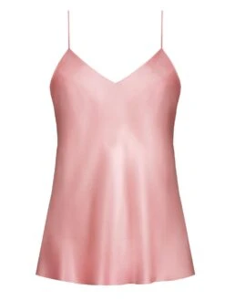 Seidentop 100% Seide CLASSICO Von Luna Di Seta - Viele Farben -Meer Bekleidung seidentop basic seduction vlst08005 630003 rosa luna di seta 1 2 1 1