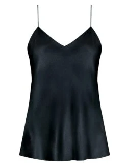 Seidentop 100% Seide CLASSICO Von Luna Di Seta - Viele Farben -Meer Bekleidung seidentop basic seduction vlst08005 630003 schwarz luna di seta 1 2