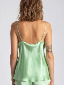 Seidentop CARLA 100% Seide Von Vivis 25 Seidentop CARLA 100% Seide Von Vivis -Meer Bekleidung seidentop carla mint v00001 sage vivis 1