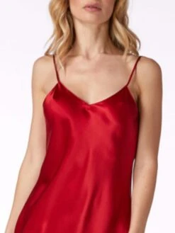 Seidentop CARLA Von Vivis -Meer Bekleidung seidentop carla v0001 tango red vivis