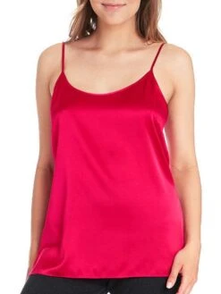 Seidentop SEDUZIONE DI SETA Von Gattina - Viele Farben -Meer Bekleidung seidentop himbeer rot 381480 seduzione di seta gattina