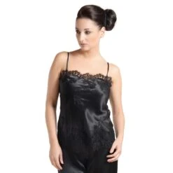 100% Seide Longtop JARDIN Von Marjolaine -Meer Bekleidung seidentop jardin schwarz marjolaine 1 1 1