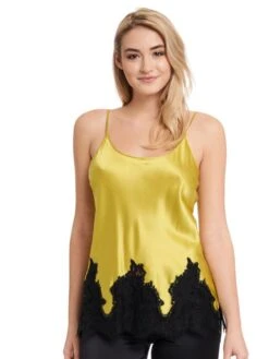 Seidentop MAILIN Mit Spitze Von Gattina -Meer Bekleidung seidentop mailin 393380 juicy green gattina 2