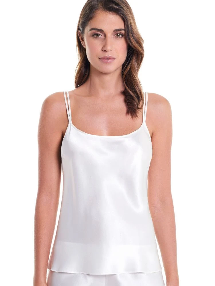 100% Seide Trägertop CLASSICO No. 2 Von Luna Di Seta 5 100% Seide Trägertop CLASSICO No. 2 Von Luna Di Seta – Bild 3