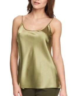 Seidentop SEDUZIONE DI SETA Von Gattina - Viele Farben -Meer Bekleidung seidentop salbei gruen 381480 seduzione di seta gattina