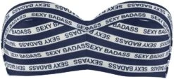 Bandeau Bikini SEXY BADASS Blau-weiss 2 Tlg. Von Marlies Dekkers -Meer Bekleidung sexy badass bikini blau weiss 35020 b 2 marlies dekkers 3