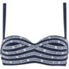 Bandeau Bikini SEXY BADASS Blau-weiss 2 Tlg. Von Marlies Dekkers -Meer Bekleidung sexy badass bikini blau weiss 35020 b 2 marlies dekkers 4