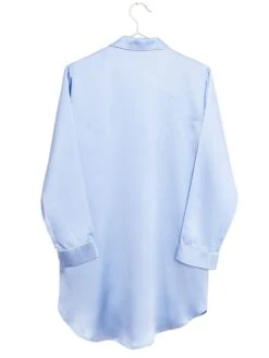 100% Seide Sleepshirt CAMILLA UNI Von Radice -Meer Bekleidung sleepshirt seide camilla candy blue hellblau radice 2