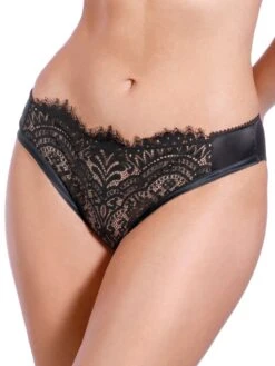 Slip BLACK SWAN Mit Spitze Von Prelude Milano -Meer Bekleidung slip spitze yd280 schwarz black swan prelude milano 4