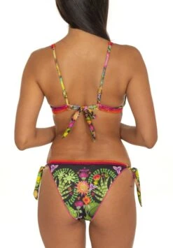 Triangel-Bikini JUNGLE ATTITUDE Schwarz Von Pin-Up Stars 8 Triangel-Bikini JUNGLE ATTITUDE Schwarz Von Pin-Up Stars -Meer Bekleidung slip bikini pb011f schwarz pin up stars 3 1