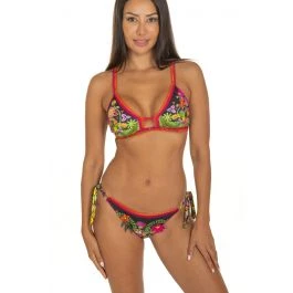 Triangel-Bikini JUNGLE ATTITUDE Schwarz Von Pin-Up Stars 3 Triangel-Bikini JUNGLE ATTITUDE Schwarz Von Pin-Up Stars