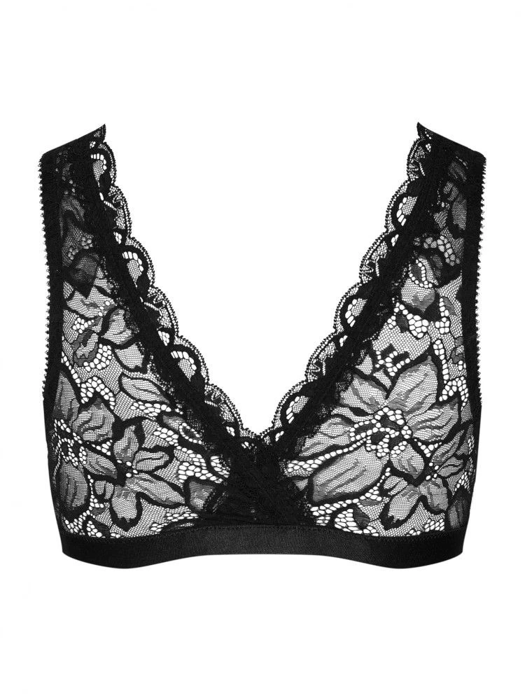 Spitze Triangel BH CLIP BRA CARMEN Schwarz Von Cadolle 6 Spitze Triangel BH CLIP BRA CARMEN Schwarz Von Cadolle – Bild 4