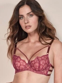 Spitze Bügel-BH DIANA Von Diamor -Meer Bekleidung spitze buegel bh diana 7544 d218 altrosa diamor 1 1