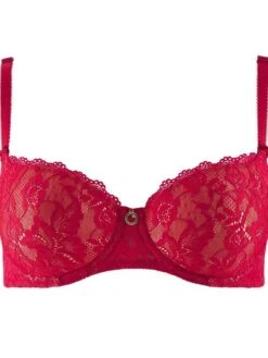 Halbschale BH ROSESSENCE HK Spitze Von Aubade -Meer Bekleidung spitze dessous hk04 1 gala rot rosessence aubade 28
