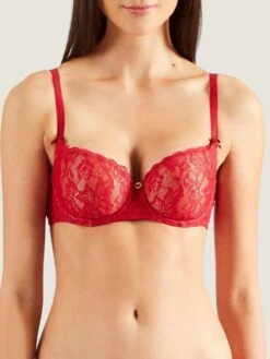 Halbschale BH ROSESSENCE HK Spitze Von Aubade 30 Halbschale BH ROSESSENCE HK Spitze Von Aubade -Meer Bekleidung spitze dessous hk04 2 gala rot rosessence aubade 28 1