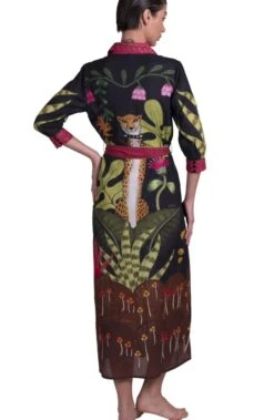 Strandkleid JUNGLE ATTITUDE Von Pin-Up Stars -Meer Bekleidung strandkleid jungle attitude schwarz pa111a pin up stars 5