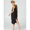 Strandkleid Lang APRIL BLOOMS Schwarz Von Donna Karan Sleepwear