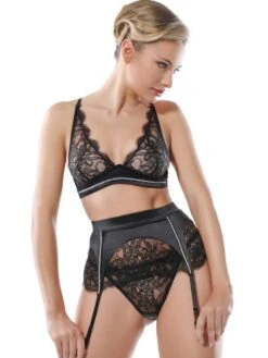 Triangel BH VALSE CRYSTAL Aus Spitze Von Prelude Milano -Meer Bekleidung strapsg rtel triangelbh yj324 ys324 schwarz valse prelude milano 2