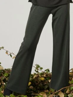 Merino Wolle-Seide LOUNGEWEAR HOSE Von Oscalito -Meer Bekleidung strickhose gr n 5681 oscalito 5