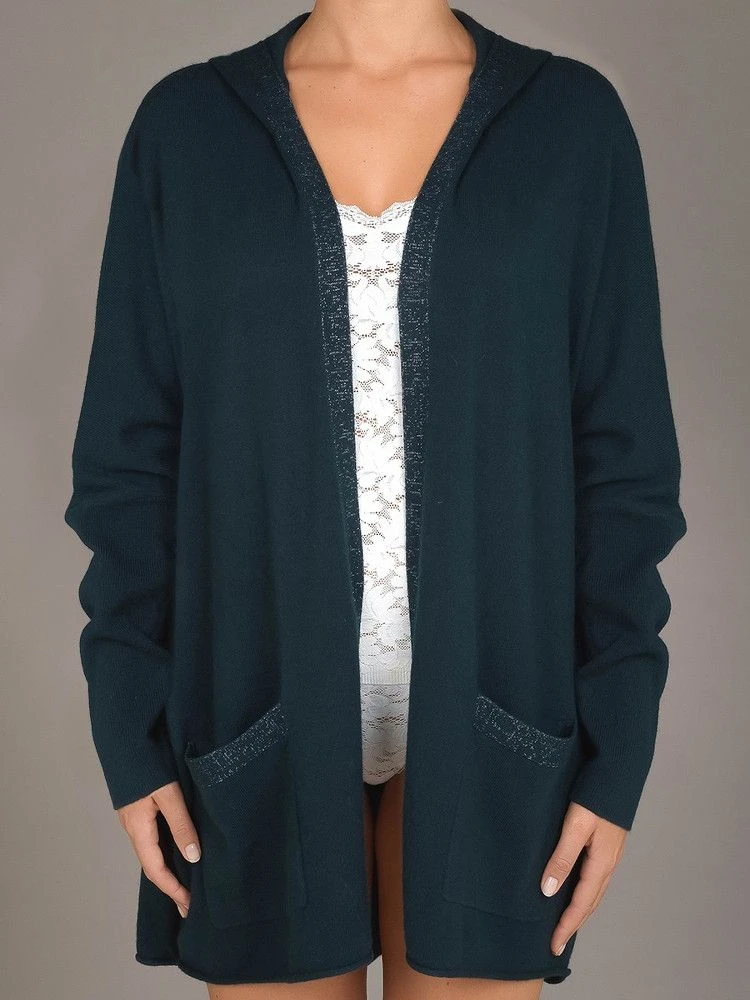 Wolle Kaschmir Kapuzen-Cardigan GRACE 96 Von Pain De Sucre Suggest 4 Wolle Kaschmir Kapuzen-Cardigan GRACE 96 Von Pain De Sucre Suggest – Bild 2