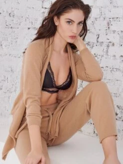 Strickjacke CARDIGAN SOFT Wolle-Mix Von Ritratti -Meer Bekleidung strickjacke soft biscotto 72921 ritratti 3 7