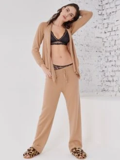 Strickjacke CARDIGAN SOFT Wolle-Mix Von Ritratti -Meer Bekleidung strickjacke soft biscotto 72921 ritratti 4 7