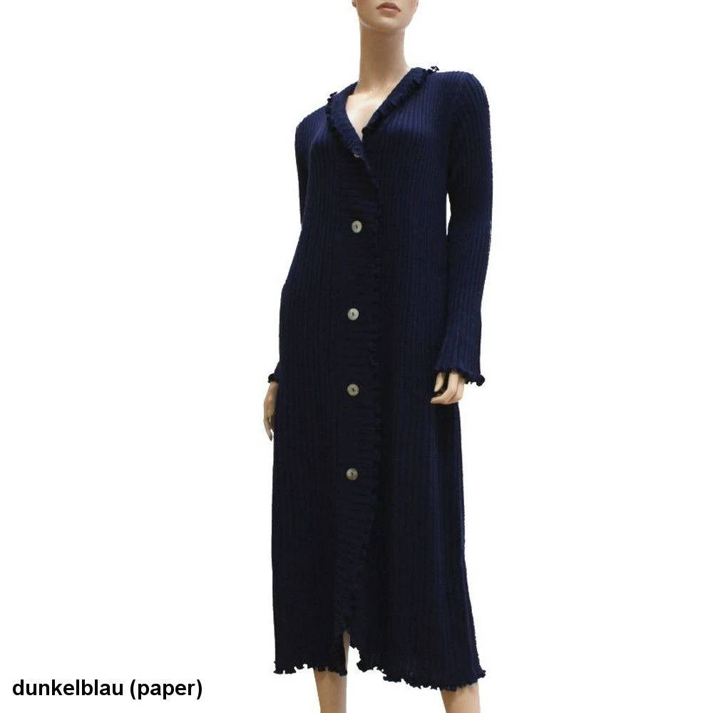 Morgenmantel FILU LANG Merino-Strick Von Paolucci 4 Morgenmantel FILU LANG Merino-Strick Von Paolucci – Bild 2