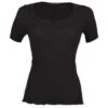 Merinowolle-Seide T-SHIRT Mit Spitze Von Artimaglia -Meer Bekleidung t shirt wolle seide 67603mm schwarz artimaglia 1