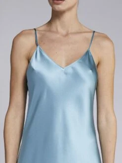 Seidentop CARLA 100% Seide Von Vivis 18 Seidentop CARLA 100% Seide Von Vivis -Meer Bekleidung top blau vivis 2