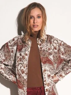 Rollkragenshirt KASCHMIR VISCOSE Von Chiara Fiorini -Meer Bekleidung top rollkragen kaschmir viscose chocolate cf1318 chiara fiorini 2