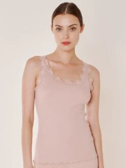 70% Seide 30% Baumwolle Unterhemd RIPP Von Eva B. Bitzer -Meer Bekleidung top rosecloud 27338232 jersey rip eva b bitzer