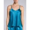 Seidentop CARLA 100% Seide Uni Von Vivis 2 Seidentop CARLA 100% Seide Uni Von Vivis -Meer Bekleidung top v0001 carla blau vivis 3